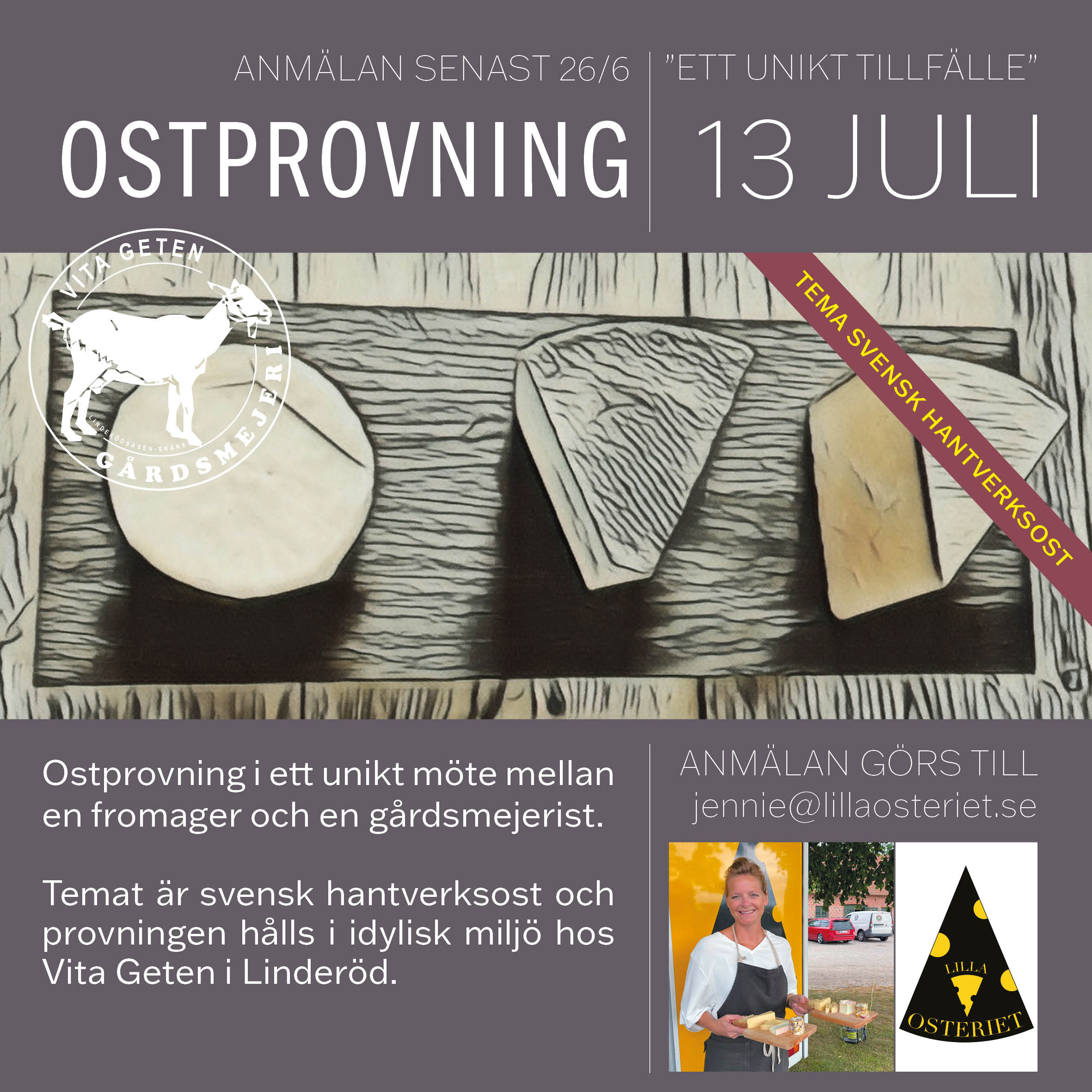 Ostprovning & rundvandring – Ett möte mellan en fromager och en gårdsmejerist