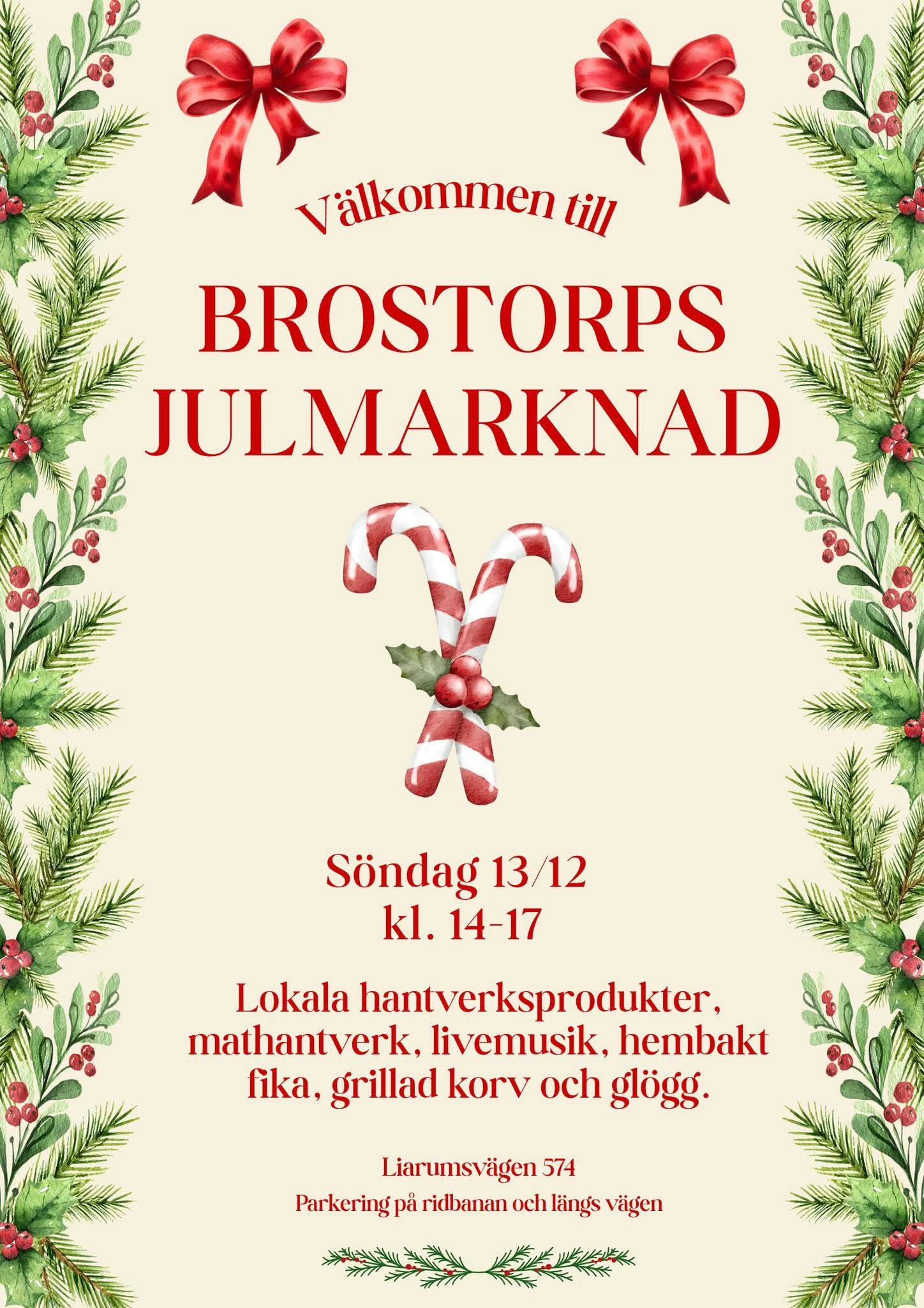Julmarknad i Brostorp 2026